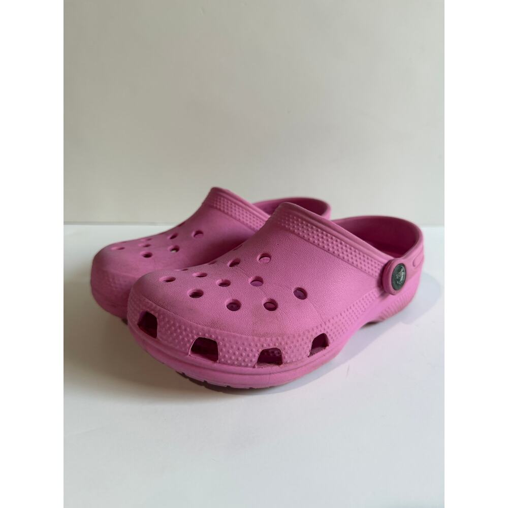 Crocs Classic Clogs Sandals Kids Girls Toddler PINK Size 13